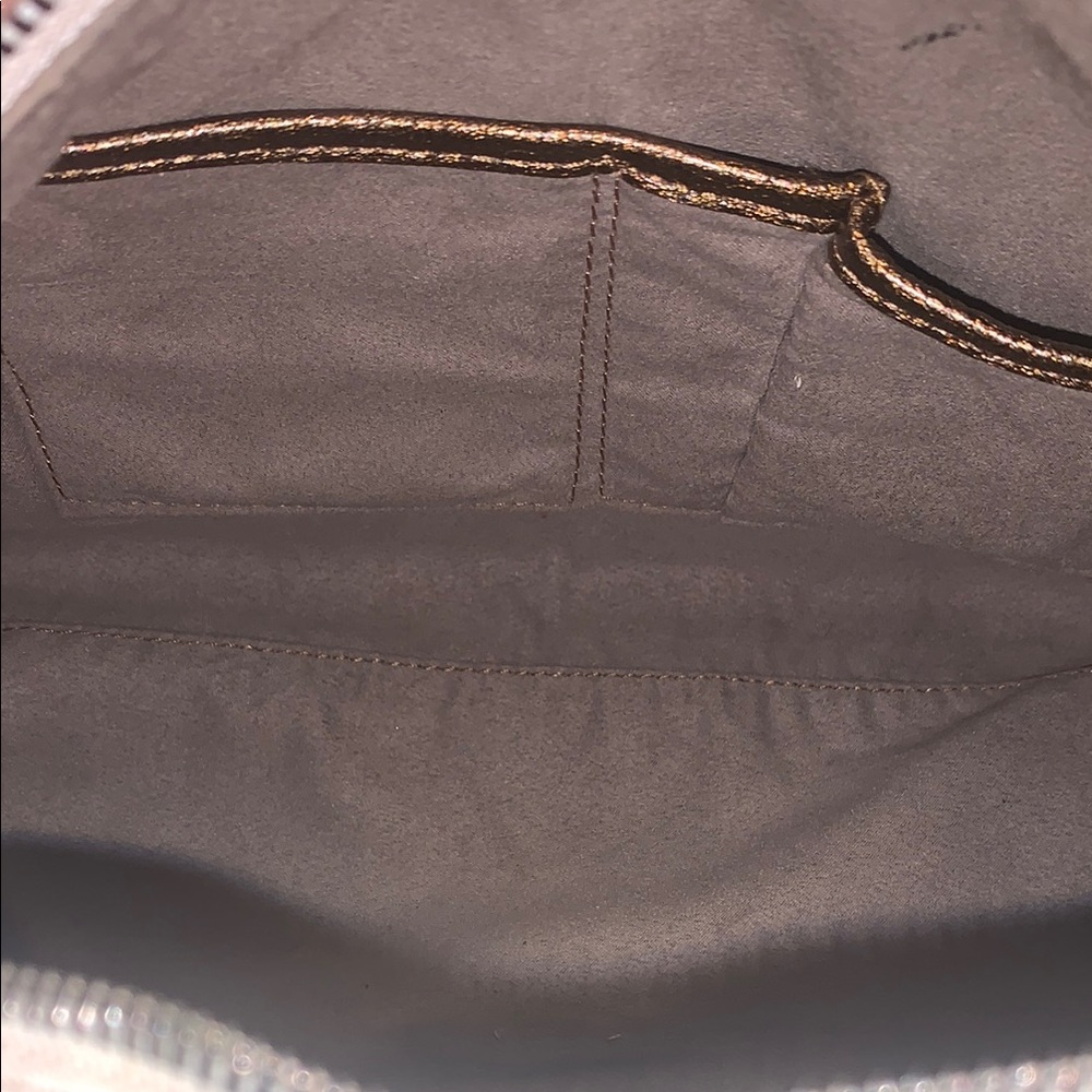 MCM White and Gold Satchel Bag - Picture 14 of 16
